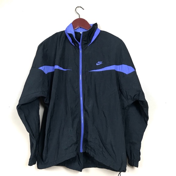 Nike Other - Vintage Nike black and purple windbreaker jacket